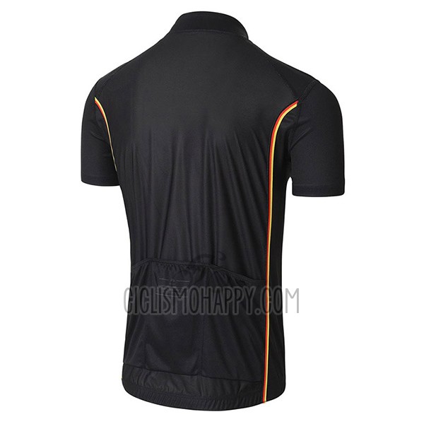 Tour de France Cycling Jersey Bib Short 2017 Men Short Sleeve Black